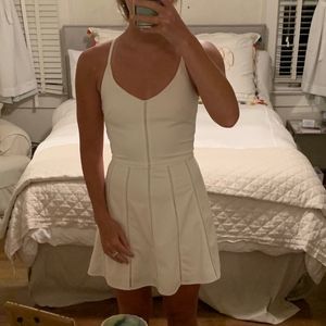 white summer mini dress
